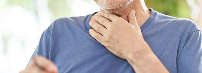 disfagia, dificultad para tragar